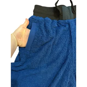 Free People Movement Blue Cuddle UpFleece Tie‎ Waist Cozy Pants Joggers Sz S thumbnail 8