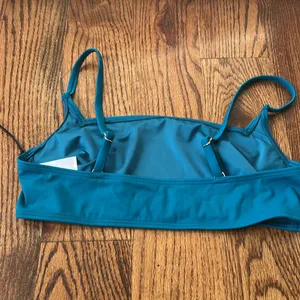 Shade & Shore Blue Bikini Top Size Medium New with Tags thumbnail 3