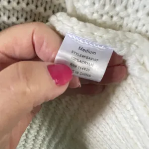 Harper Heritage size M loose weave oversized balloon popcorn sleeves cardigan. thumbnail 8