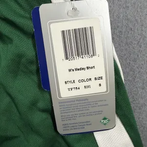 Asics Medley Shorts Womens Small Green Mesh Running Athletic Elastic Waist TF754 thumbnail 2