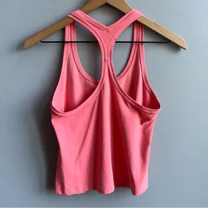 Lululemon Cool Racerback Short Tank Nulu Spiced Chai Mauve Size 6-8 thumbnail 5