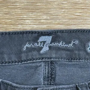 7 For All Mankind Gwenevere Skinny Jeans Women's Size 28 Black Stretch Designer thumbnail 3