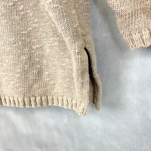 VTG‎ 90s Jay Jacobs Sweater Womens Medium Snowflake Ramie Cotton Textured Winter thumbnail 6
