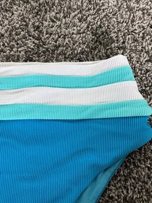 BEACH RIOT Thalia Bottom Riviera Royal Colorblock, size Large, $108 thumbnail 13