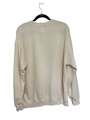 Billabong Women’s Ride In Oversized Graphic Crewneck Sweatshirt Off White Size M thumbnail 4