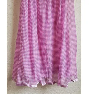 Victoria's Secret Babydoll Women Medium Bow Slip Semi Sheer Cami Pink Silky Trim thumbnail 3