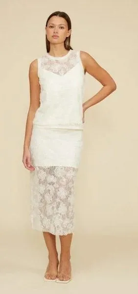 Lucy Paris Eva Lace Skirt Size Medium‎ thumbnail 1