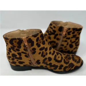 Time‎ and Tru Women's Memory Foam Animal Print Faux Suede Boots Size 9 thumbnail 5
