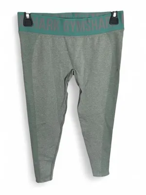 Gymshark Flex Low Rise Legging Women’s Size M Spring Green Marl/Jade Green thumbnail 2