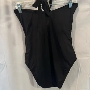 Lauren Ralph Lauren Women’s 10 Black Swimsuit With Side Ruching thumbnail 5