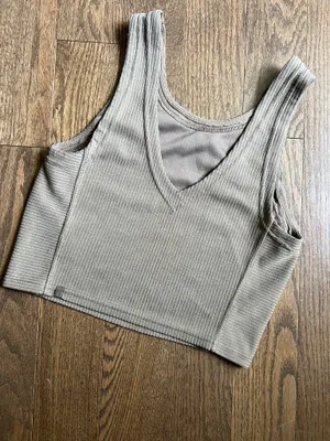 Lululemon Ribbed Softstreme Tank Top Size 4 thumbnail 2