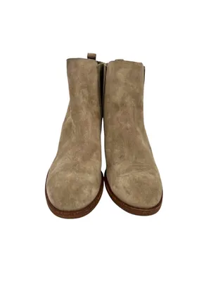 Kork-Ease Cinca Suede Tan Ankle Boots Block Heel Size 10 Boho Chic Cowgirl thumbnail 3