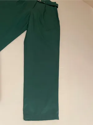 H&M High-Waisted Green Trousers – NWOT thumbnail 6