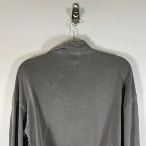 Sundry Crop‎ Three Quarter Zip Up Sweat Shirt Long Sleeve Gray Size 3 Large thumbnail 8