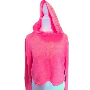 90 Degree by Reflex‎ Pink Half Zip Pullover Hoodie Size Large NWT thumbnail 3