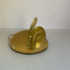 Vintage Disneyland 50th Anniversary Mickey Mouse Gold Ears Hat Infant Disney thumbnail 3
