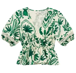 Band of The Free Floral Smocked Top thumbnail 1