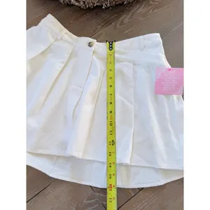 NWOT Le Lis Collection Pleated Mini Skort Womens White Large‎ thumbnail 7