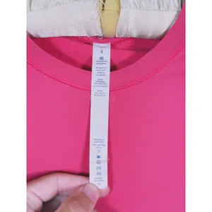 Lululemon Sunaway Runaway Long Sleeve Top Size 4 Pink Running Training Fitness thumbnail 4