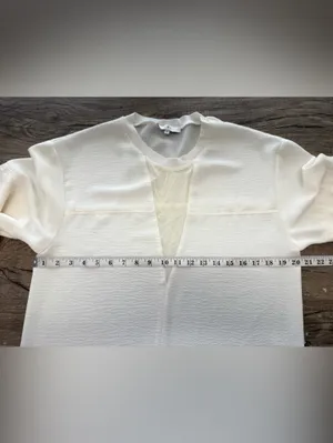 IRO cream blouse size‎ 36 - xs thumbnail 4