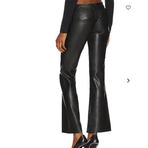 Free People Love Language Low Rise Faux Leather Flare Pants NWT Size 4 thumbnail 5