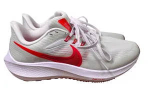 Nike Air Zoom Pegasus 39 Womens Running Shoes White Bright Red DH4072-103 Size 8 thumbnail 1