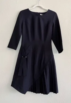 navy blue dress thumbnail 1