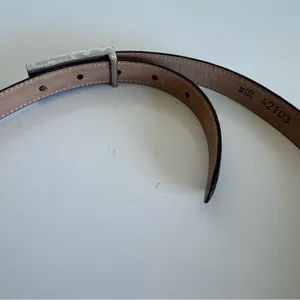 Brighton Women’s Vintage‎ Ladies Black Leather Silver Hardware Dress Belt thumbnail 6