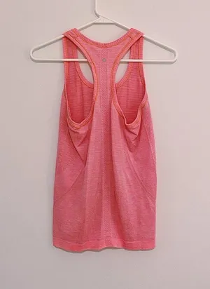 Pink Lululemon Swiftly Tech Tank thumbnail 2