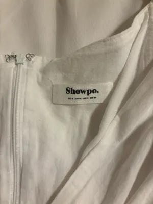 Showpo, White, Dress, Puff Sleeves, Small thumbnail 3