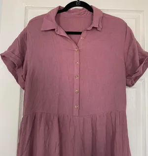Free People Button up Mauve Jumpsuit 🌿🔮 thumbnail 4