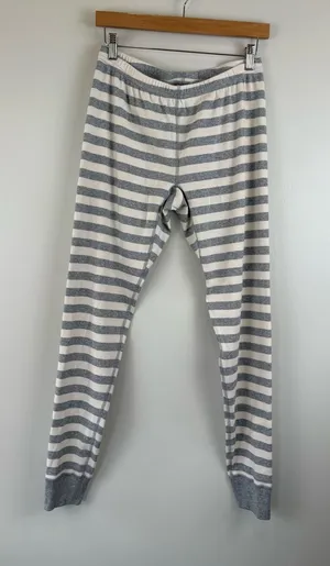 Hanna Andersson Adult Long John Pajama Pants Stripes Size Medium 83560 thumbnail 1