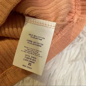 Lush Cropped Ribbed Sweater in Cafe Crème XS thumbnail 3