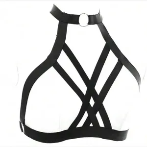 Black Soft Harness Bra New thumbnail 5