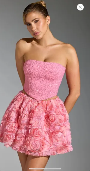 Oh Polly Pink Top thumbnail 1