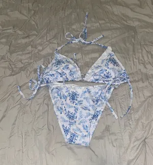 Triangle bikini set Blue Size M thumbnail 1