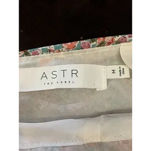 ASTR The Label Dress Womens Medium Blue Floral Cutout Maxi Long Sleeve Boho thumbnail 12