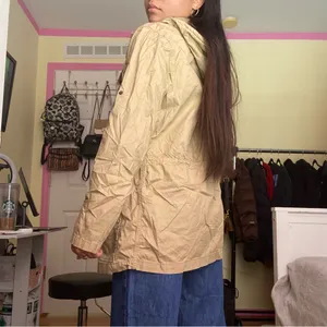 Michael Kors Khaki Hooded Jacket trench coat thumbnail 5