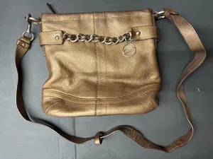 Coach Leather Crossbody Vintage Bag metallic copper thumbnail 1