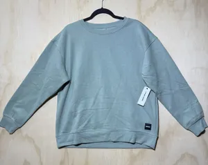 DKNY Sport Sweatshirt Womens Large Green Crewneck‎ Pullover NWT Casual thumbnail 1