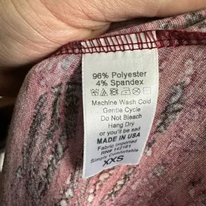 Lularoe red floral high low swing loungewear XXS dress thumbnail 3