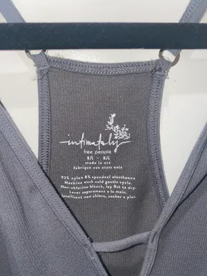 Free People Dark Gray Bodysuit thumbnail 3