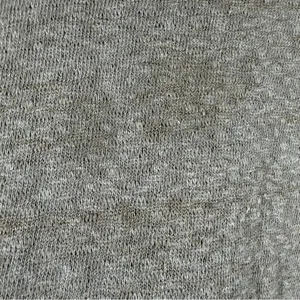 Anthropologie Black Linen Blend Long Sleeve‎ Cropped Top thumbnail 2