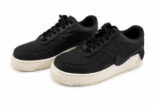 Nike Air Force 1 Women Black Low Back Sneakers.Size-7. thumbnail 1