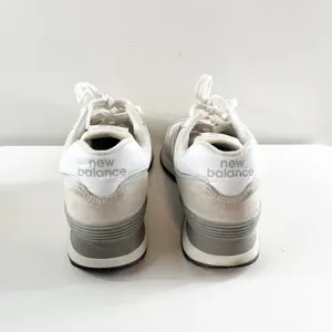 New Balance 574 Classic Sneakers Gray Cream White 6 thumbnail 5