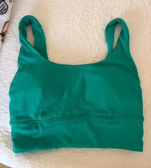 lululemon athletica Kelly Green Support Sports Bra thumbnail 1