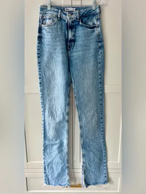 Zara Light Blue Bootcut Jeans - Women's thumbnail 5