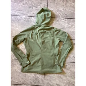 The North Face TKA 100 Fleece Full Zip Hoodie Sage Green Womens Large L thumbnail 6