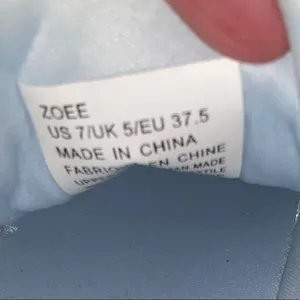 Shoe Dazzle‎ Zoee Blue Faux Snakeskin Platform Sneakers thumbnail 8