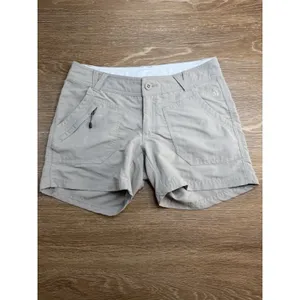The North Face Shorts Women's 4 Dune Beige AXNT Nylon Hiking Cargo Outdoor thumbnail 2